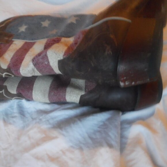 Shyanne Womens American Flag Western Womens Cowgirl Boots Size 7 B - Picture 4 of 9
